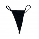 Sexy Black Thong With Rhinestone Straps Size S Sexy Black Thong With Rhinestone Straps Size S