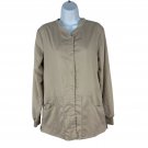 Greys Anatomy By Barco Womens Scrub Jacket Beige Size S