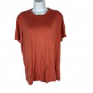 Michael Kors Men's Red T-Shirt Size L 100% Cotton Casual Short Sleeve
