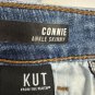 Kut From The Kloth Connie Ankle Skinny Jeans Womens Size 4 Light Wash Denim
