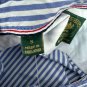 Jachs Heritage Oxford Shirt Blue White Striped Stretch Fabric Size Small