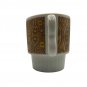 Vintage Stylecraft 1205 Ceramic Mug Japan Heart Handle Brown & Yellow Design