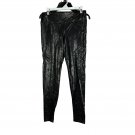 INC International Concepts Womens Black Faux Leather Leggings M Slim Fit Pants