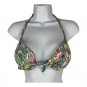 Victorias Secret 32C Multicolor Paisley Halter Bikini Top Nylon Blend