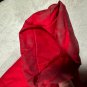 Faded Glory Womens 1X Red Hooded Puffer Jacket Lightweight Polyester Warm Winter