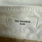 LOFT The Monroe Slim Womens 6P White Slim-Fit Cotton Blend Cropped Pants