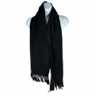 Berkshire Fashions Ladies Black Fringe Scarf Warm Soft Lightweight Stylish