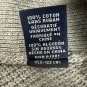 Chaps Mens XL Gray Button Down Cardigan 100% Cotton Shawl Collar Knit Sweater