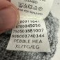 Chaps Mens XL Gray Button Down Cardigan 100% Cotton Shawl Collar Knit Sweater