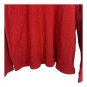 Saddlebred Mens Red Long Sleeve Crewneck Thermal Shirt XL Cotton Polyester Blend