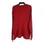 Saddlebred Mens Red Long Sleeve Crewneck Thermal Shirt XL Cotton Polyester Blend