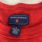 Saddlebred Mens Red Long Sleeve Crewneck Thermal Shirt XL Cotton Polyester Blend