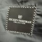 Hickey Freeman Mens Wool Two Button Suit Jacket Brown 46 Long Fully Lined