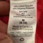 Time And Tru Womens Red Crewneck Sweatshirt M Never Grow Up Graphic Design