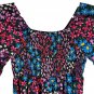 Terra & Sky Women's Floral Print Dress 1X (16W-18W) 100% Cotton Made In China