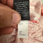 Simply Vera Vera Wang Womens Modern Tee Size M Pink Textured Print Rayon