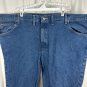 Wrangler Mens Premium Quality Blue Denim Jeans Size 46x30