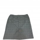Le Suit Separates Womens Gray Plaid 16P Pencil Skirt Office Career Poly Blend