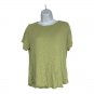 Old Navy Luxe Womens Green Crewneck Short Sleeve T-Shirt Size Small Lightweight