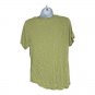 Old Navy Luxe Womens Green Crewneck Short Sleeve T-Shirt Size Small Lightweight