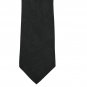 City Streets Black Slim Width Tie Acetate Polyester Blend Made In USA Menswear