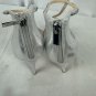 Jessica Simpson Silver & Black Rhinestone Strappy Heels 9M/40