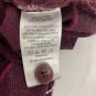 Haggar Mens Maroon Polo Shirt Large L Textured Short Sleeve Casual Cotton Blend