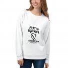Prayer Warrior Womens White Crew Neck Long Sleeved Sweatshirt Size XS-6XL