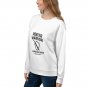 Prayer Warrior Womens White Crew Neck Long Sleeved Sweatshirt Size XS-6XL