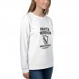 Prayer Warrior Womens White Crew Neck Long Sleeved Sweatshirt Size XS-6XL