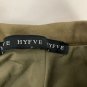 Hyfve Womens Olive Green Button Front Mini Skirt Size M Casual Style