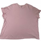 Croft & Barrow Womens 3X Pink Short Sleeve T-Shirt Lightweight Casual Relaxed