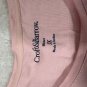 Croft & Barrow Womens 3X Pink Short Sleeve T-Shirt Lightweight Casual Relaxed