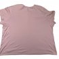 Croft & Barrow Womens 3X Pink Short Sleeve T-Shirt Lightweight Casual Relaxed