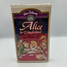 Alice In Wonderland VHS Walt Disney Masterpiece Collection 1994 Animated Film