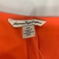 American Eagle Outfitters Womens Orange V-Neck Beaded Sleeveless Top Small