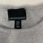 Cynthia Rowley Gray Cable Knit Sweater Womens Medium Pullover Casual