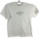 DKNY Classic USA White T-Shirt Mens OSFA Casual Crewneck Short Sleeve Cotton