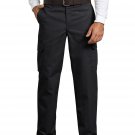 Dickies Genuine Mens Cargo Pants Black Size 44x30 Relaxed Fit Durable Workwear