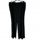 I.C. By Connie K Womens Black Trouser Pants XL 95% Polyester 5% Spandex