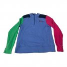 Vineyard Vines Colorblock Mens Small 1/4 Zip Pullover Blue Red Green Cotton Vineyard Vines Colorblock Mens Small 1/4 Zip Pullover Blue Red Green Cotton