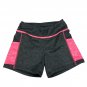 Sugar Pocket Womens Athletic Shorts Size S Gray & Pink Stretchy Lightweight