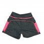 Sugar Pocket Womens Athletic Shorts Size S Gray & Pink Stretchy Lightweight