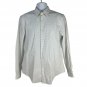 Van Heusen Flex Mens Slim Fit Button-Down Shirt Size M White Dot Print