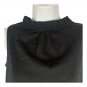 Ann Taylor Black Sleeveless Ruffle Neck Blouse Size XS Cotton Blend Womens Top