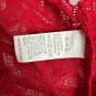 Red Lace Womens Thong Underwear - Size L - 85% Polyamide 15% Elastane
