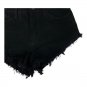 KanCan Womens Black Distressed High Rise Frayed Hem Denim Shorts Size W5 26