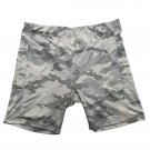Athletic Works Womens Camo Compression Shorts XXL Gray High Waist Activewear Athletic Works Womens Camo Compression Shorts XXL Gray High Waist Activewear