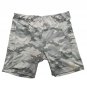 Athletic Works Womens Camo Compression Shorts XXL Gray High Waist Activewear
