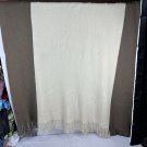 Ink + Ivy Beige & Taupe Acrylic Fringe Throw Blanket Reversible China
